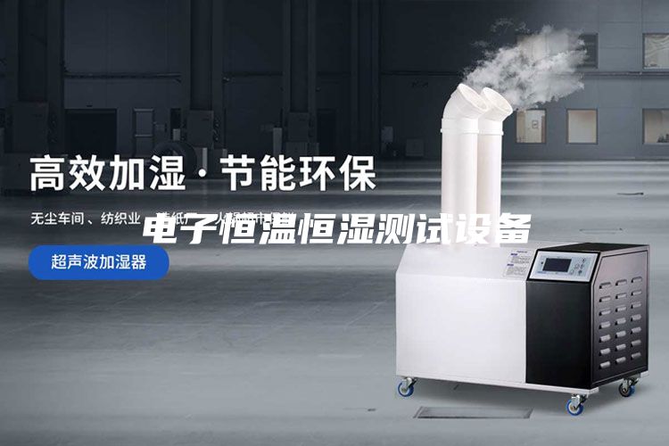 電子恒溫恒濕測試設備